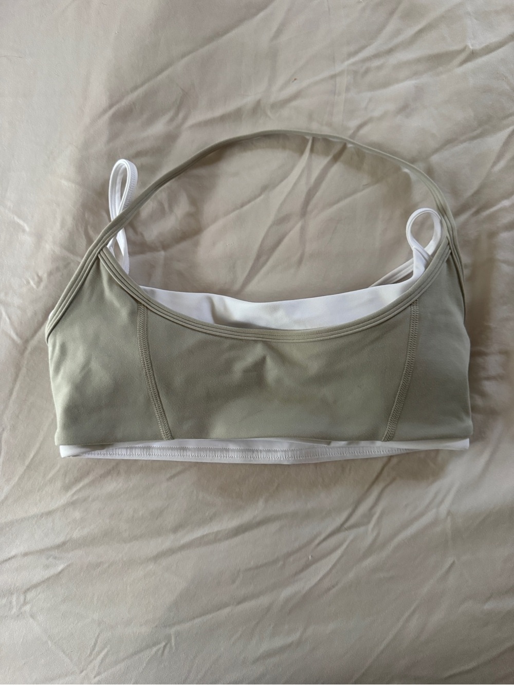 FORM Olivia Jade Collab in cottage Capri / Layered Bra / Micro shorts size xs-s - Picture 3 of 5